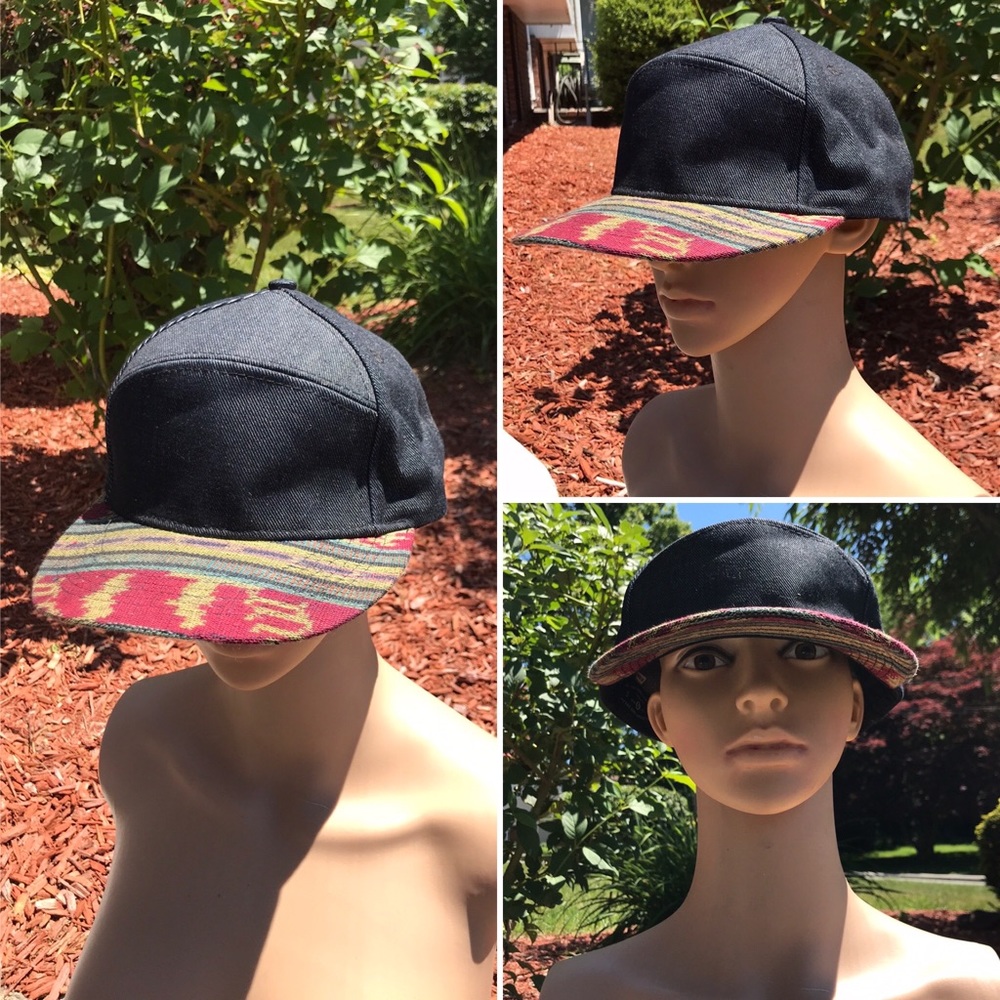 Spacecraft Ikat Denim Trucker SnapBack